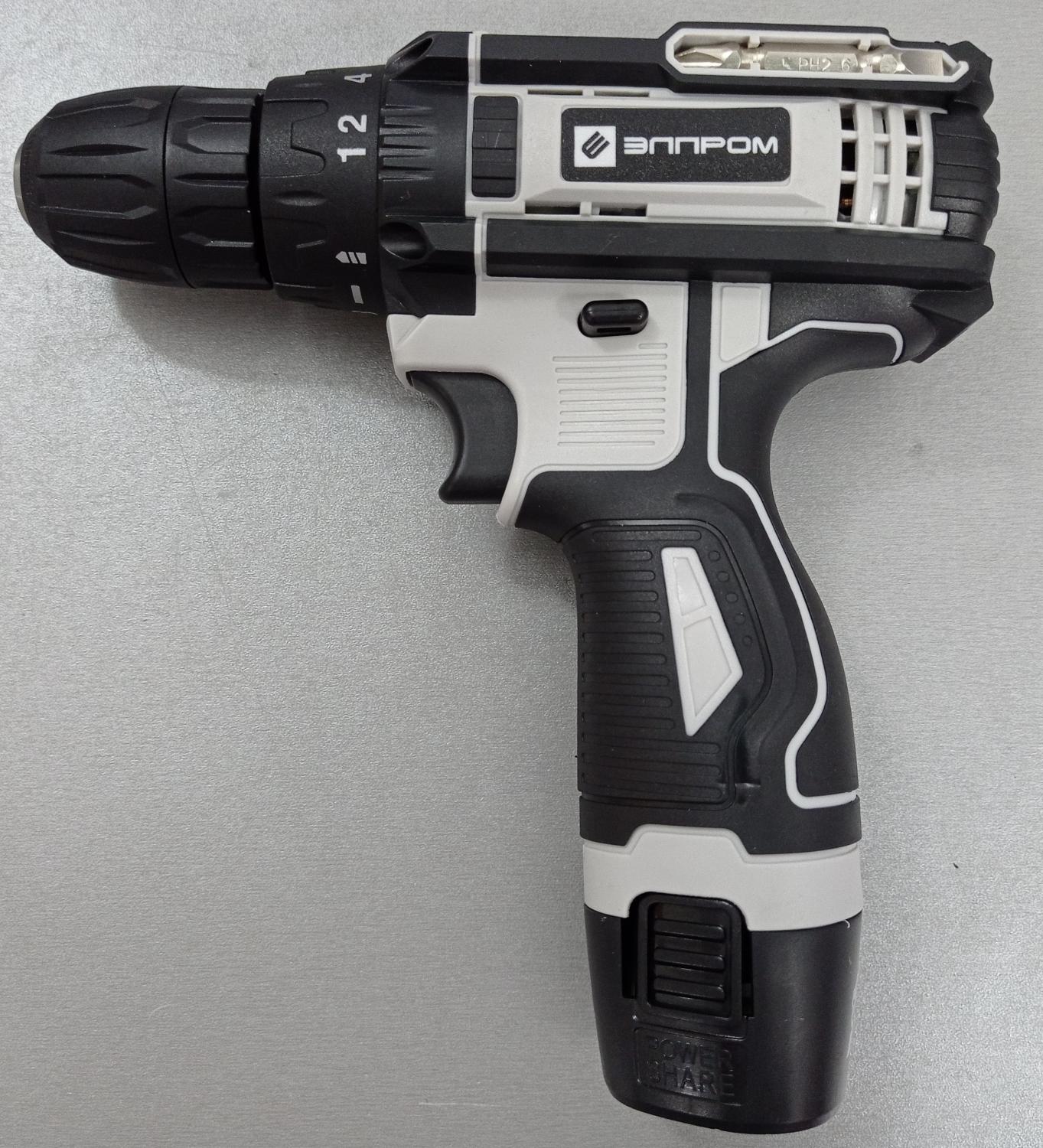 Акумуляторний шурупокрут Eлпром ЕДША-12М-2Li-ion