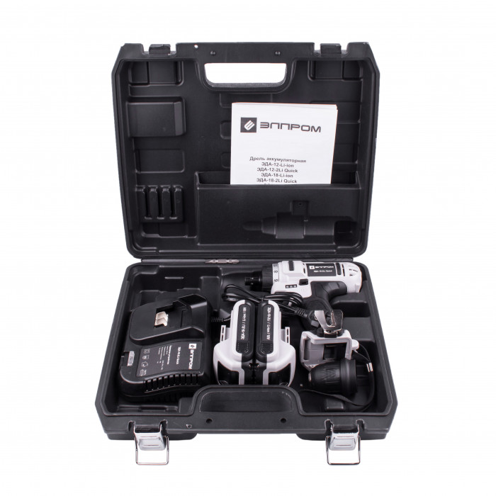 Акумуляторний шурупокрут Елпром ЕДА-18-2-Li Quick